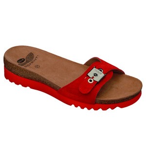 SUARI SUEDE WOMENS RED 40