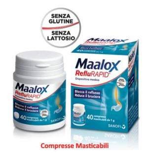MAALOX REFLURAPID 40CPR MAST