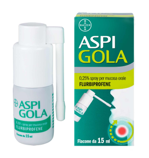 ASPI GOLA*OS SPRAY 15ML 0,25%